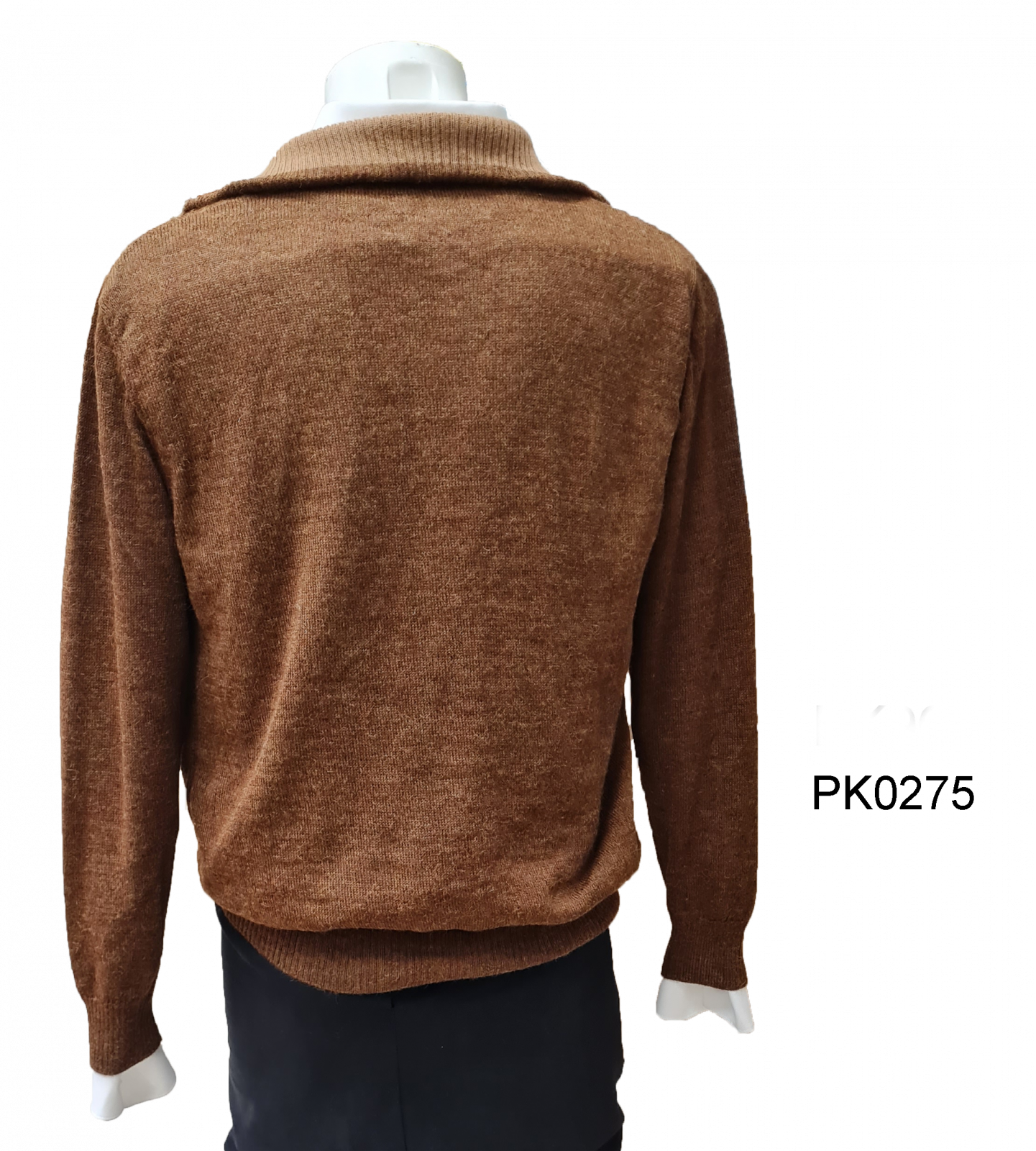 Preview: Unifarbiger Männer-Troyer in Babyalpaka